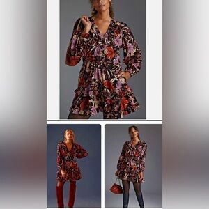 Pilcro corduroy floral dress